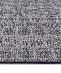 Balkonkleed - Doha zwart/crème - close up, thumbnail