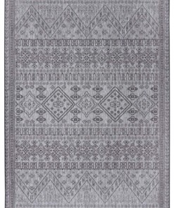 Buitenkleed - Doha zwart/crème - overzicht boven, thumbnail