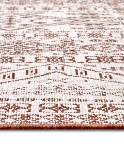 Buitenkleed - Doha terracotta/crème - close up, thumbnail Buitenkleed - Doha terracotta/crème - close up, thumbnail