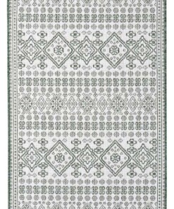 Balkonkleed - Doha groen/crème - overzicht, thumbnail Balkonkleed - Doha groen/crème - overzicht, thumbnail