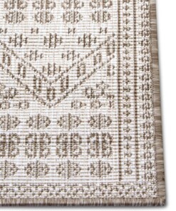 Balkonkleed - Doha lichtbruin/crème - close up, thumbnail Balkonkleed - Doha lichtbruin/crème - close up, thumbnail