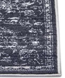 Patchwork vloerkleed Bloques - donkergrijs - close up, thumbnail Patchwork vloerkleed Bloques - donkergrijs - close up, thumbnail