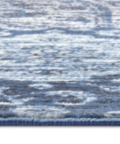 Patchwork vloerkleed Bloques - lichtblauw - close up, thumbnail