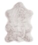 Kindervloerkleed schaap - Fluffy taupe - overzicht boven, thumbnail