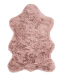 Kindervloerkleed schaap - Fluffy roze - overzicht boven