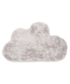 Kindervloerkleed wolkje - Fluffy lichtgrijs - overzicht boven, thumbnail Kindervloerkleed wolkje - Fluffy lichtgrijs - overzicht boven, thumbnail