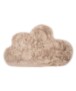 Kindervloerkleed wolkje - Fluffy taupe - overzicht boven, thumbnail