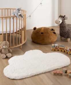 Kindervloerkleed wolkje - Fluffy wit - sfeer