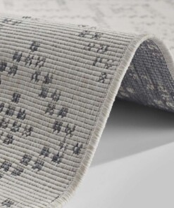 Binnen & buiten vloerkleed Olympia - grijs/crème - close up, thumbnail Binnen & buiten vloerkleed Olympia - grijs/crème - close up, thumbnail