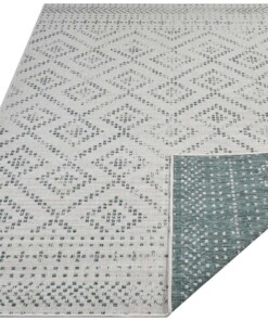 Loper Olympia - groen/crème - overzicht schuin, thumbnail Loper Olympia - groen/crème - overzicht schuin, thumbnail