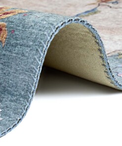 Oosters vloerkleed Gloriosa - beige/blauw - close up, thumbnail Oosters vloerkleed Gloriosa - beige/blauw - close up, thumbnail