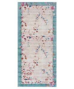 Oosters vloerkleed Gloriosa - beige/blauw - overzicht boven, thumbnail Oosters vloerkleed Gloriosa - beige/blauw - overzicht boven, thumbnail