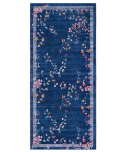 Oosters vloerkleed Gloriosa - donkerblauw - overzicht boven, thumbnail Oosters vloerkleed Gloriosa - donkerblauw - overzicht boven, thumbnail