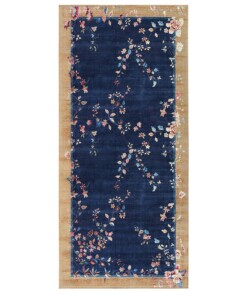 Oosters vloerkleed Gloriosa - blauw/goud - overzicht boven, thumbnail Oosters vloerkleed Gloriosa - blauw/goud - overzicht boven, thumbnail