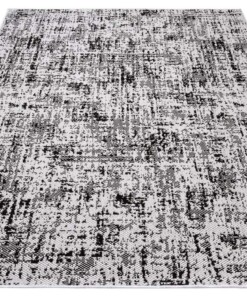 Binnen & buiten vloerkleed Willa - grijs/zwart - overzicht schuin, thumbnail Binnen & buiten vloerkleed Willa - grijs/zwart - overzicht schuin, thumbnail