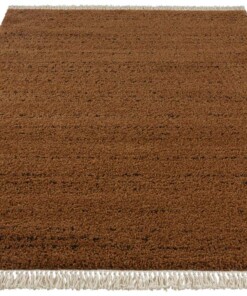 Hoogpolig vloerkleed met franjes Agouhe - okerbruin - overzicht schuin, thumbnail Hoogpolig vloerkleed met franjes Agouhe - okerbruin - overzicht schuin, thumbnail