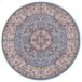 Rond perzisch tapijt - Zahra beige - overzicht boven, thumbnail