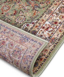 Perzisch tapijt - Zahra groen - close up, thumbnail Perzisch tapijt - Zahra groen - close up, thumbnail