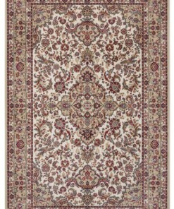 Perzisch tapijt - Zahra beige - overzicht boven