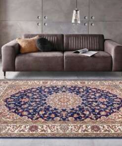 Perzisch tapijt - Zuhr marineblauw - sfeer, thumbnail