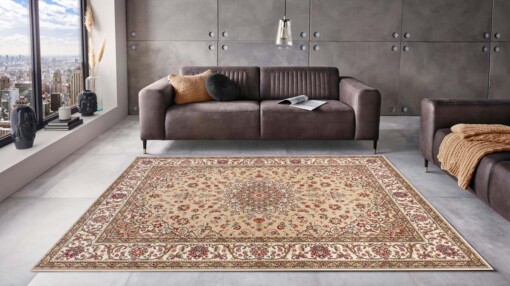 Perzisch tapijt - Zuhr beige - sfeer
