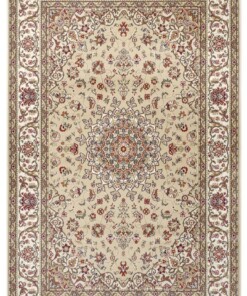 Perzisch tapijt - Zuhr beige - overzicht boven