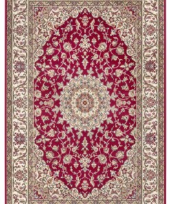 Perzisch tapijt - Zuhr rood - overzicht boven, thumbnail