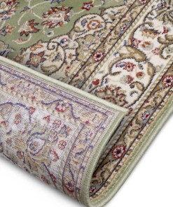 Perzisch tapijt - Zuhr groen - close up, thumbnail