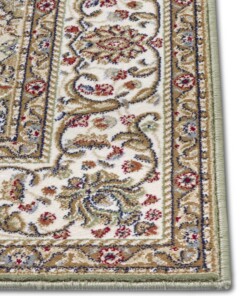 Perzisch tapijt - Zuhr groen - close up, thumbnail