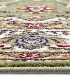 Perzisch tapijt - Zuhr groen - close up, thumbnail