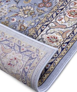 Perzisch tapijt - Aljars lichtblauw - close up, thumbnail