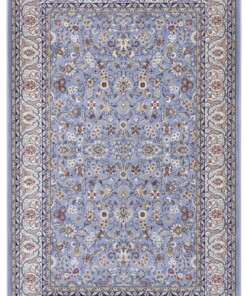 Perzisch tapijt - Aljars lichtblauw - overzicht boven