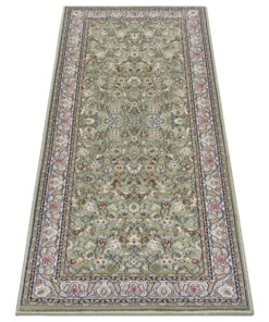 Perzische loper - Aljars groen - overzicht schuin, thumbnail Perzische loper - Aljars groen - overzicht schuin, thumbnail