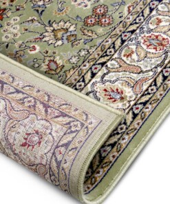 Perzisch tapijt - Aljars groen - close up, thumbnail Perzisch tapijt - Aljars groen - close up, thumbnail