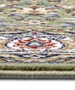 Perzisch tapijt - Aljars groen - close up