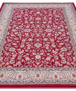 Perzisch tapijt - Aljars rood - overzicht schuin
