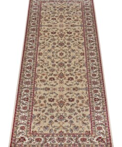 Perzische loper - Dizi beige - overzicht schuin, thumbnail