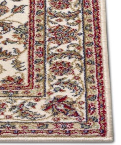 Perzische loper - Dizi crème/beige - close up, thumbnail