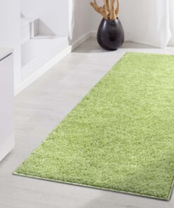 Hoogpolig vloerkleed Amelie - groen - sfeer, thumbnail Hoogpolig vloerkleed Amelie - groen - sfeer, thumbnail