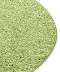 Rond hoogpolig vloerkleed Amelie - groen - close up, thumbnail Rond hoogpolig vloerkleed Amelie - groen - close up, thumbnail