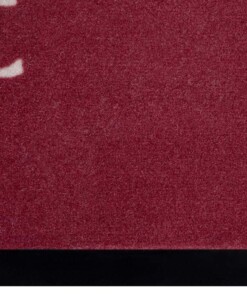 Design deurmat Love Home wasbaar 30°C - rood - close up, thumbnail Design deurmat Love Home wasbaar 30°C - rood - close up, thumbnail