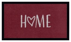 Design deurmat Love Home wasbaar 30°C - rood - overzicht boven, thumbnail Design deurmat Love Home wasbaar 30°C - rood - overzicht boven, thumbnail