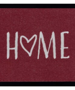 Design deurmat Love Home wasbaar 30°C - rood - overzicht boven, thumbnail Design deurmat Love Home wasbaar 30°C - rood - overzicht boven, thumbnail