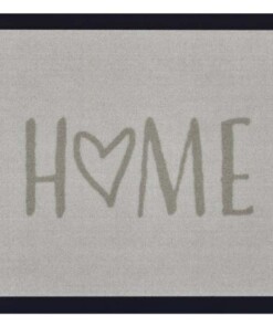 Design deurmat Love Home wasbaar 30°C - crème/beige - overzicht boven