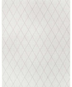 Design binnen & buiten vloerkleed ruiten Daisy - lichtbruin/crème - overzicht boven, thumbnail Design binnen & buiten vloerkleed ruiten Daisy - lichtbruin/crème - overzicht boven, thumbnail