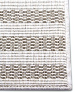 Design binnen & buiten vloerkleed Delilia - lichtbruin/crème - close up, thumbnail Design binnen & buiten vloerkleed Delilia - lichtbruin/crème - close up, thumbnail