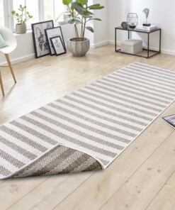 Design binnen & buiten vloerkleed Delilia - lichtbruin/crème - sfeer, thumbnail Design binnen & buiten vloerkleed Delilia - lichtbruin/crème - sfeer, thumbnail