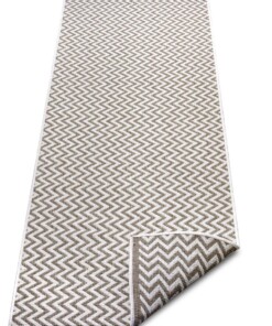 Buitenkleed zigzag Ivy - lichtbruin/crème - overzicht schuin, thumbnail Buitenkleed zigzag Ivy - lichtbruin/crème - overzicht schuin, thumbnail