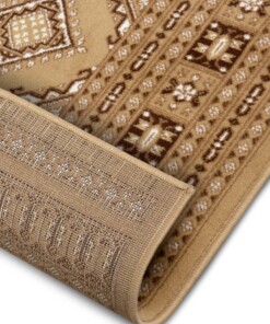 Klassiek vloerkleed Sao Buchara - donkerbeige - close up, thumbnail Klassiek vloerkleed Sao Buchara - donkerbeige - close up, thumbnail