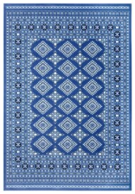 Klassiek vloerkleed Sao Buchara - blauw - overzicht boven, thumbnail Klassiek vloerkleed Sao Buchara - blauw - overzicht boven, thumbnail